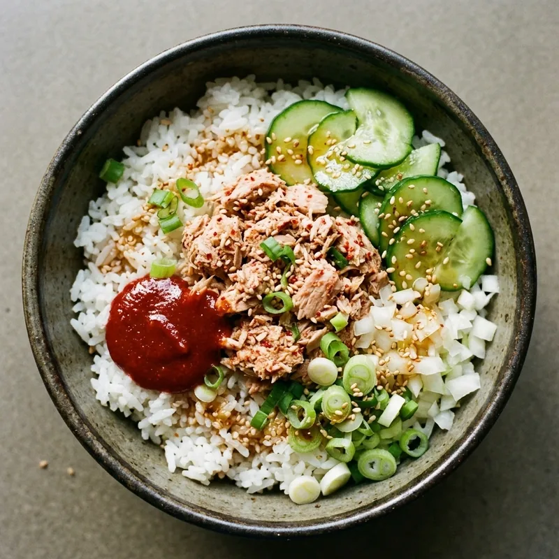 오이참치 비빔밥